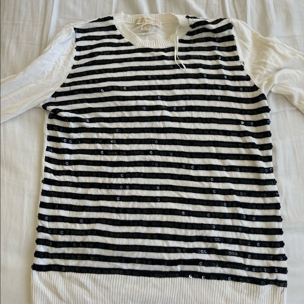 Black and white stripe sweater